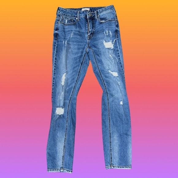 Alter'd State Distressed Skinny Jeans Size 27x28 #141 - Picture 1 of 5